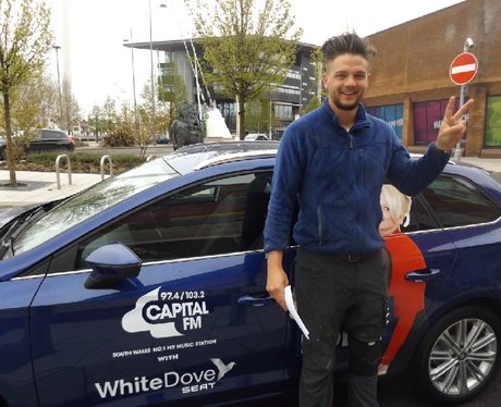 Drive in and Win with White Dove Seat