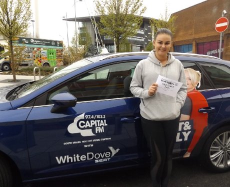 Drive in and Win with White Dove Seat