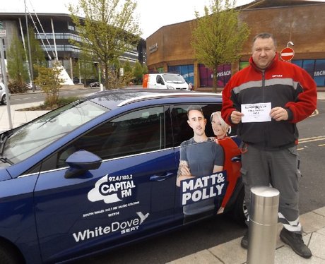 Drive in and Win with White Dove Seat