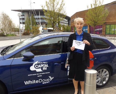 Drive in and Win with White Dove Seat