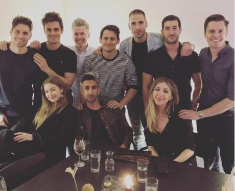 Queer Eye Cast And Gigi Hadid