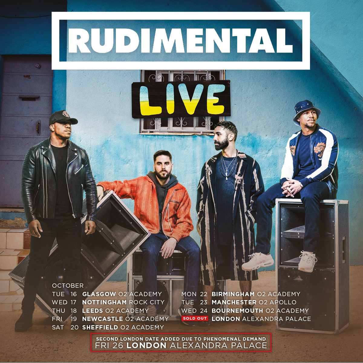 Rudimental Live 2018