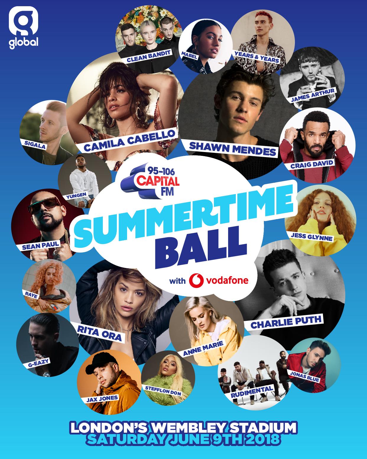 Capital's Summertime Ball with Vodafone 2018 Poste