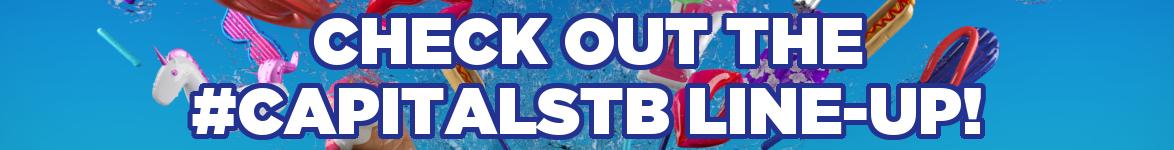 #CapitalSTB 2018 Line-Up Banner