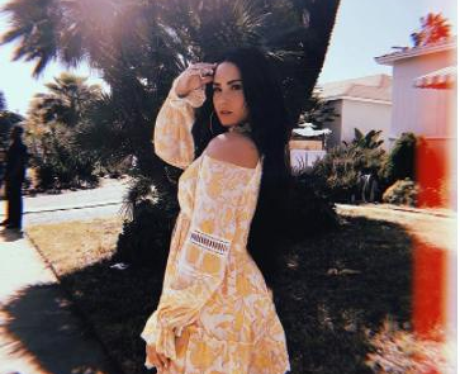 Demi Lovato Palm Trees Instagram