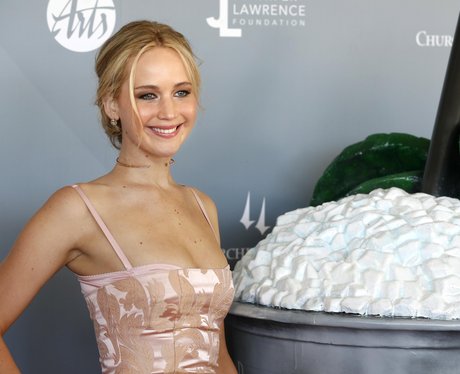 Jennifer Lawrence Attends Awards in the Arts Cerem