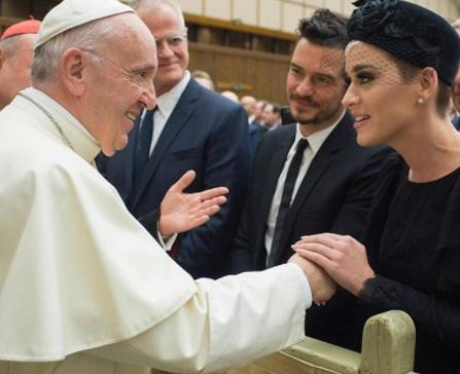 Katy Perry Met The Pope