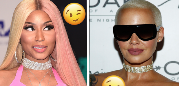 Nicki Minaj And Amber Rose Flirting Instagram