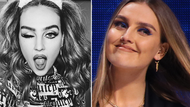 Perrie Edwards Pulling Faces On Stage Asset