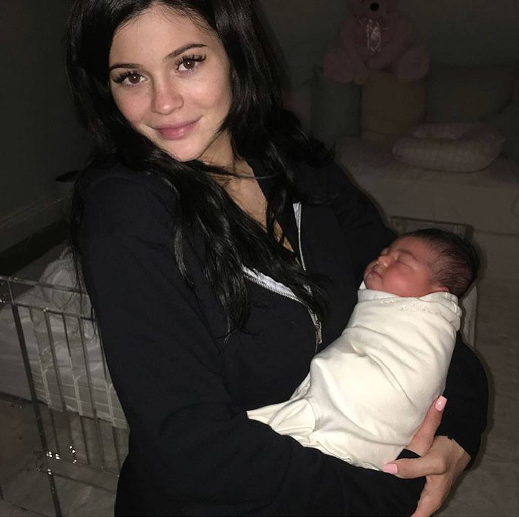 Kylie Jenner and Stormi Post