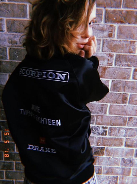 Millie Bobby Brown Gets Drake Jacket