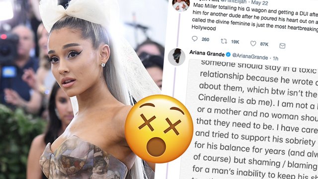 Ariana Grande Hits Out Over "Toxic Relationship" W