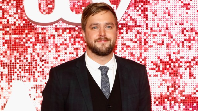 Iain Stirling on the red carpet