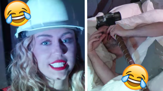 Miley Cyrus Pranks Jimmy Kimmel