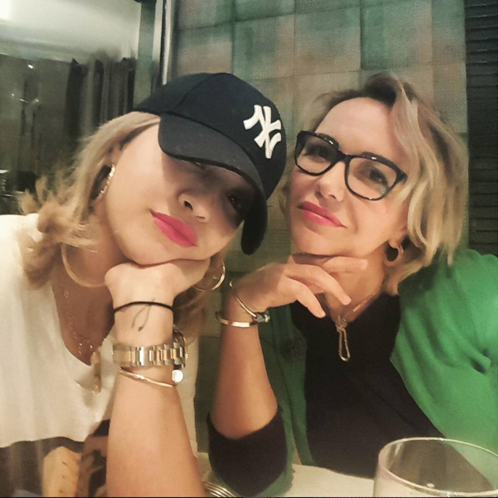 Rita Ora and her mum