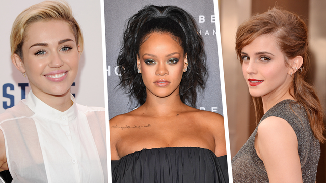 Miley Cyrus, Rihanna, Emma Watson