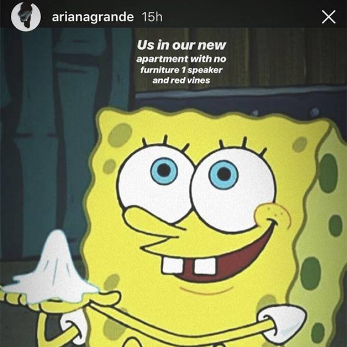 ariana grande instagram story