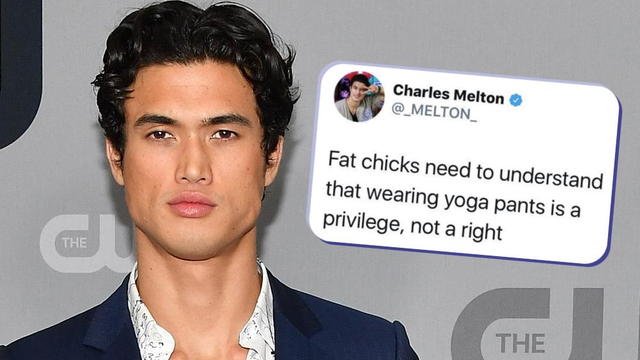 Charles Melton Fat-Shaming Tweet