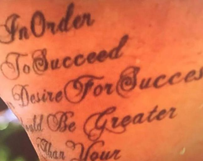 love island jack tattoo