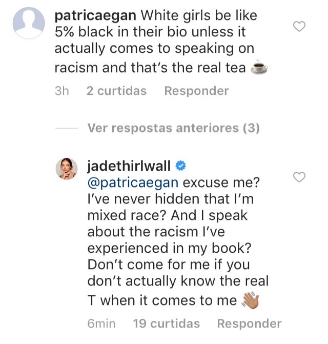 Jade Thirlwall Instagram Troll