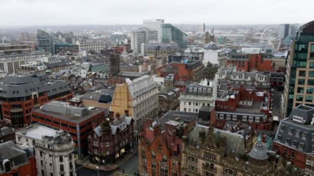 view over Manchester city centre