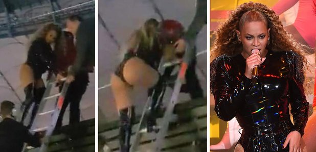 Beyonce stage ladder 