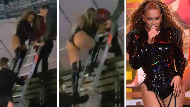 Beyonce stage ladder 