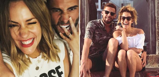 Caroline Flack met Andrew Brady by tracking him down on Instagram