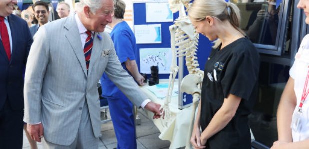 Prince Charles visits Hospital
