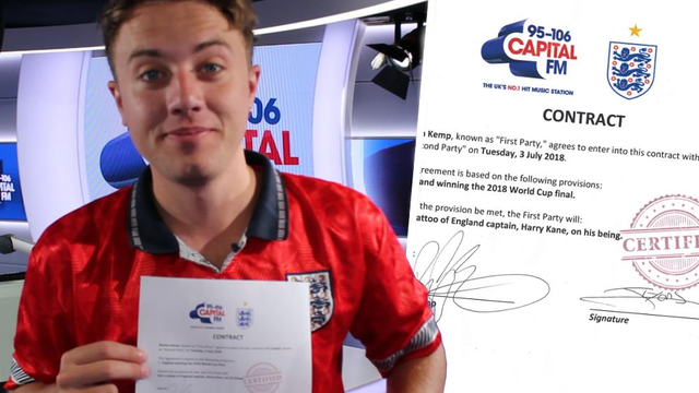 Roman Kemp World Cup Contract