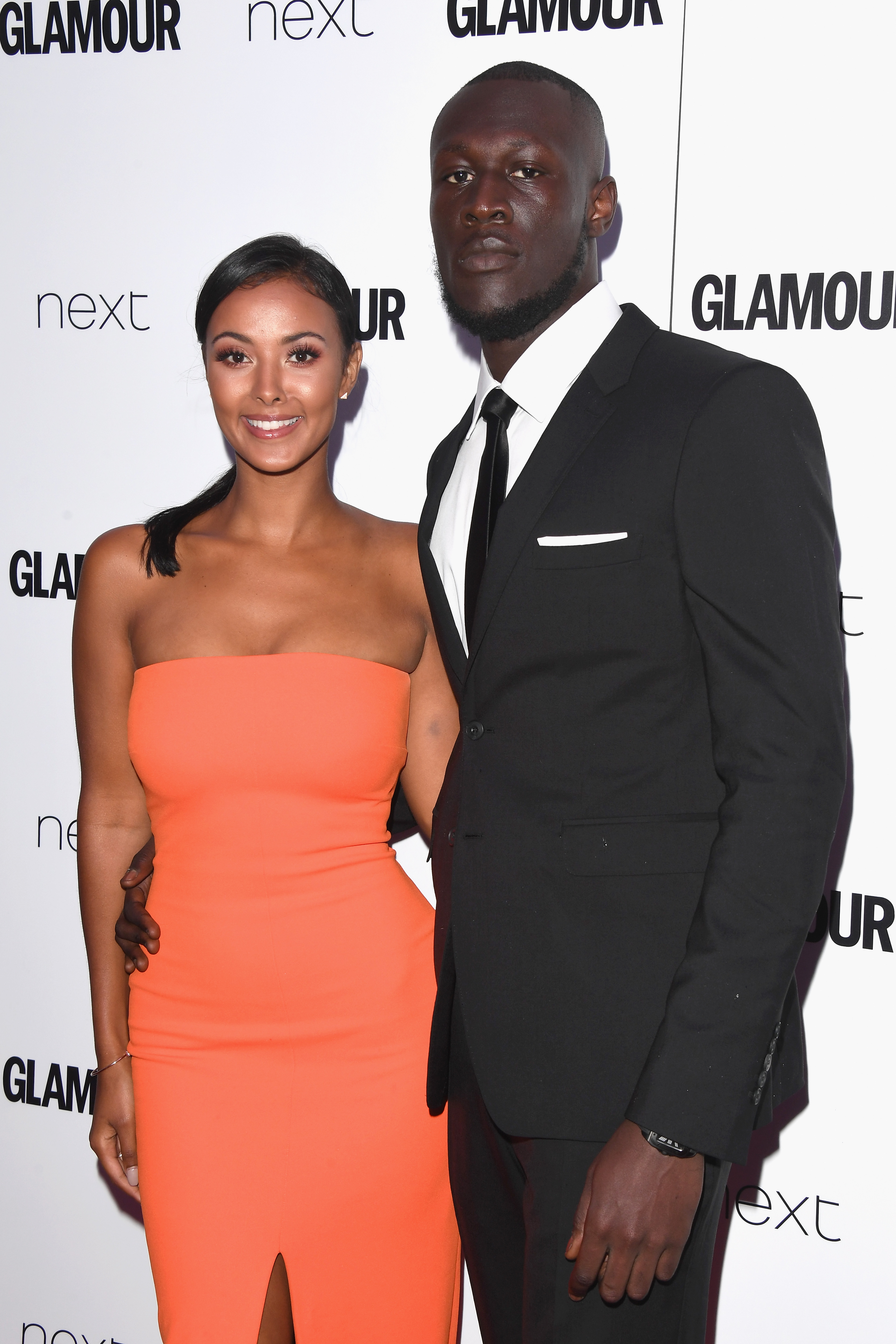 Stormzy & Maya Jama at the Glamour Woman Of The Ye