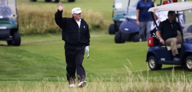 Donald Trump at Turnberry