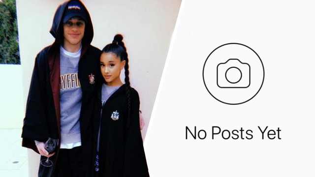 Ariana Grande Pete Davidson Leave Instagram