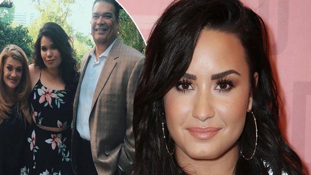 Demi Lovato's sister, mum and step dad