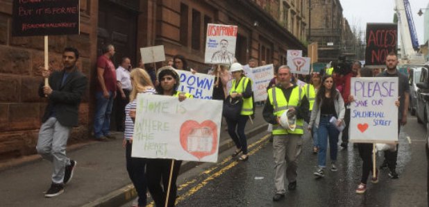 Glasgow school of art protest fire