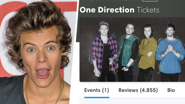 One Direction Tour Rumours Sparked After Fan Spots Ticket Website Mistake Capital