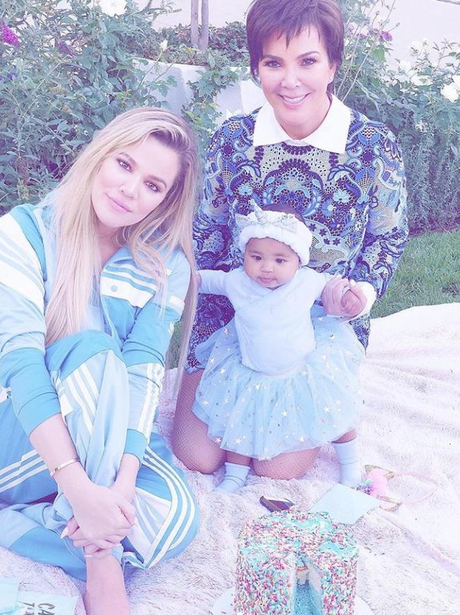 Khloe Kardashian True Thompson Kris Jenner