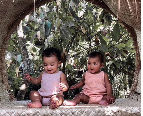 Kim Kardashian posts Chicago & True in Bali
