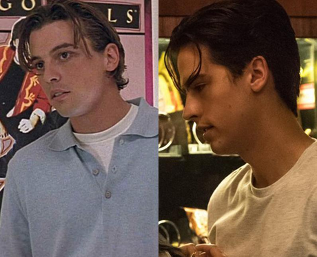 Young Skeet Ulrich and Cole Sprouse as young FP Jones