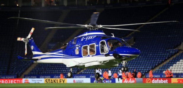 Leicester City Owners Helicopter