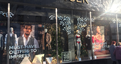 Marks and Spencer - Nottingham - Xmas display