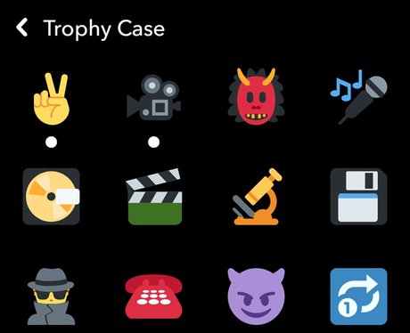 Snapchat trophy case