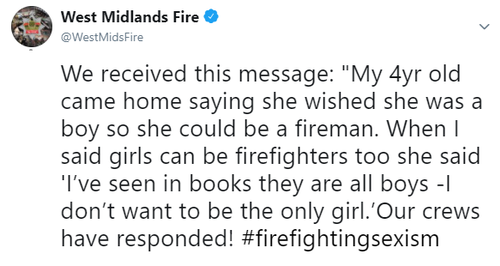 West Mids Fire Service Message Esme