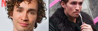 Robert Sheehan as Klaus in The Umbrella Academy
