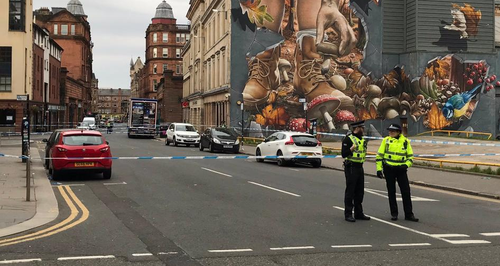 Albion Street disturbance Glasgow