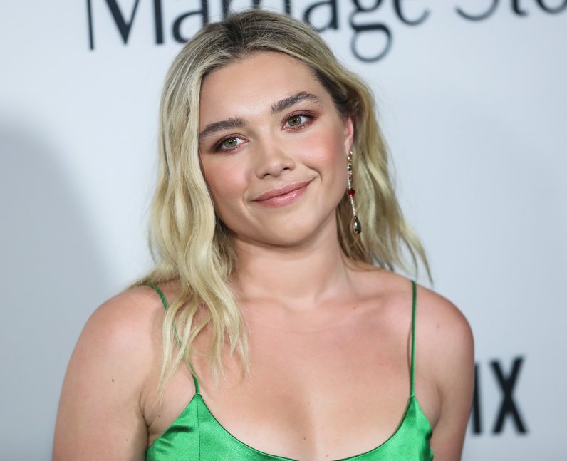 Florence Pugh at Marriage Story premiere
