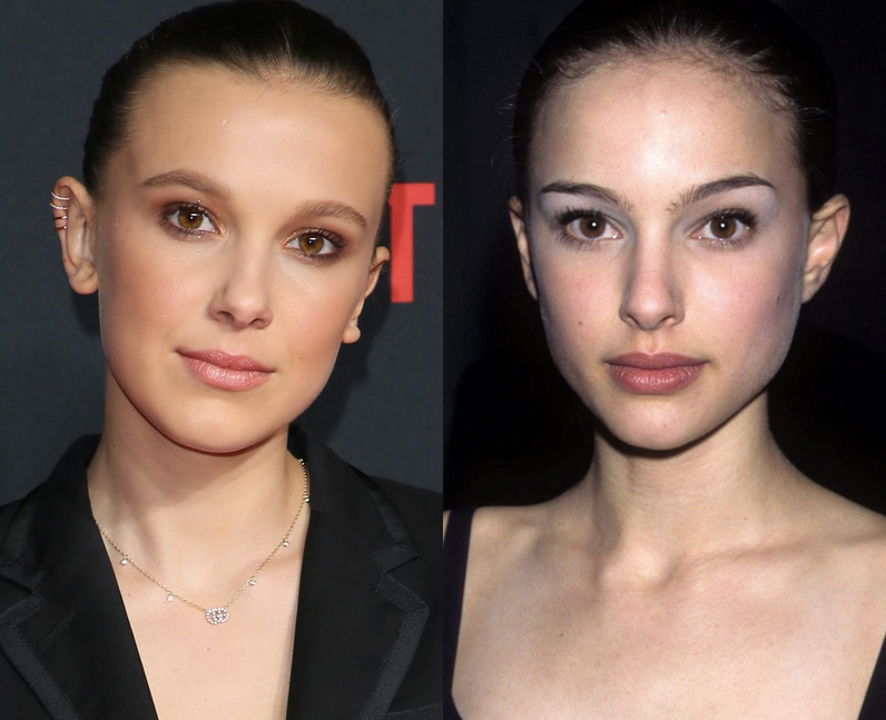 Millie Bobby Brown and Natalie Portman