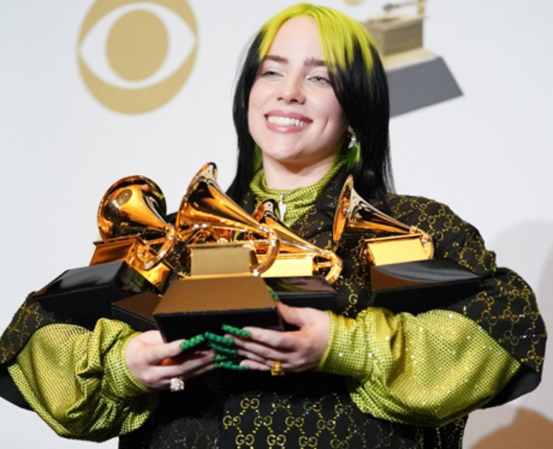 How many Grammys has Billie Eilish won? - Billie Eilish: 21 facts about ...