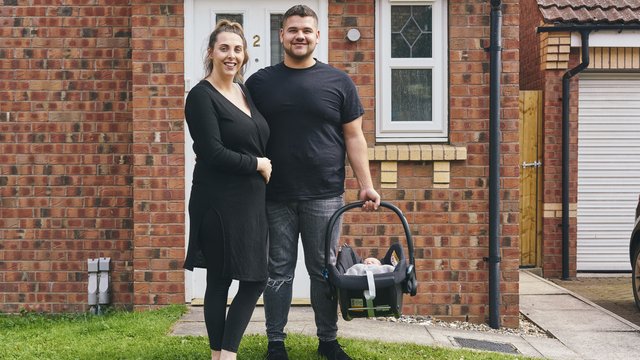 Couple Outside New House Generic