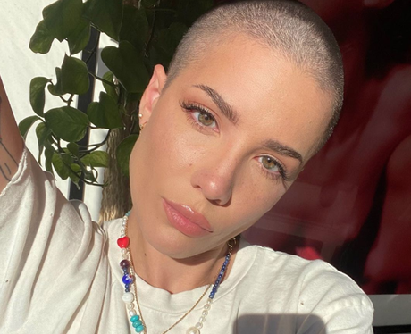 Halsey's Hair Looks From Bald To Natural Short Style - Capital